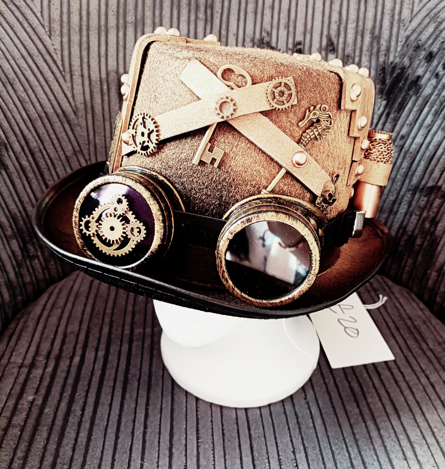 Straps and Pipes Steampunk Hat