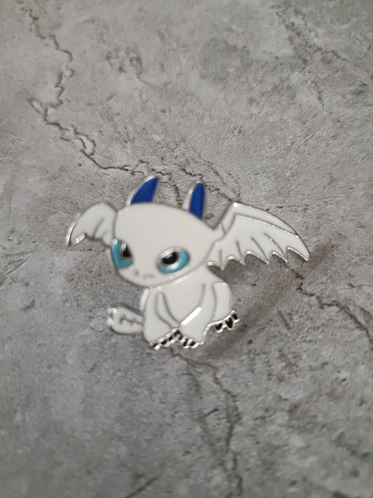 White Dragon Pin