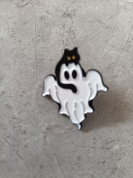 Cat on Ghost Pin
