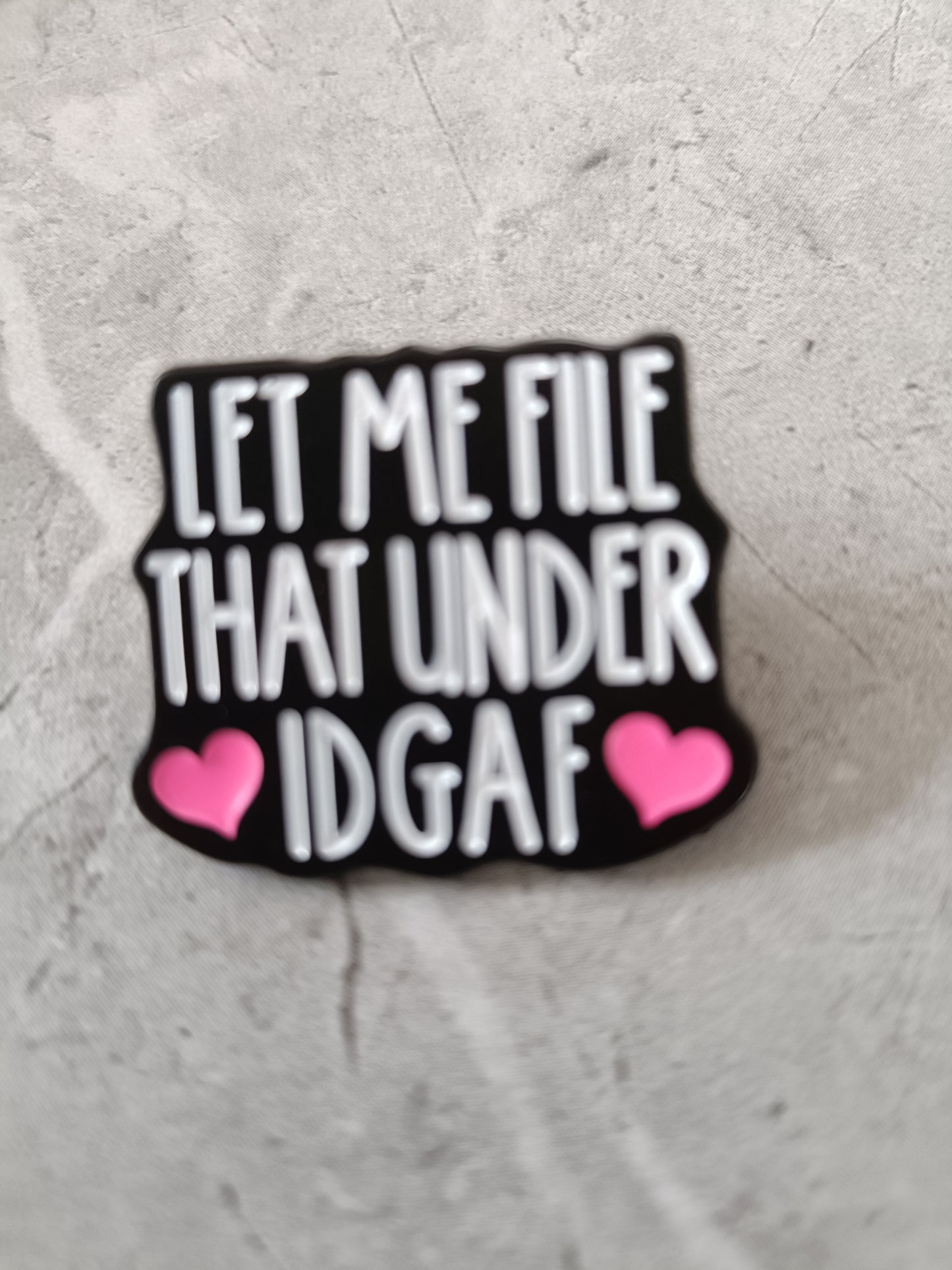 Let Me File That... Pin
