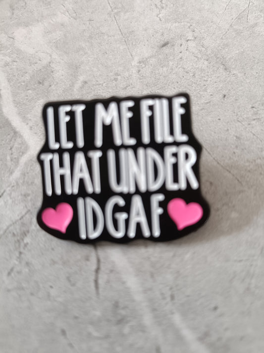 Let Me File That... Pin