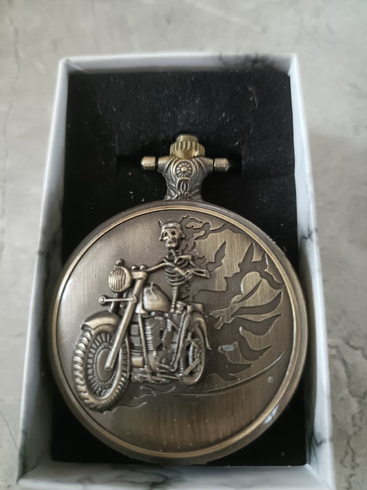 Motorbike Pocket Watch