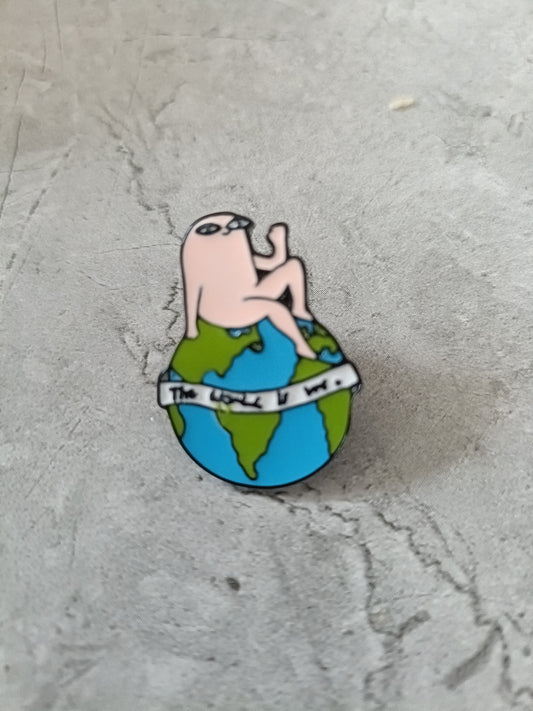 On Top of the World Pin