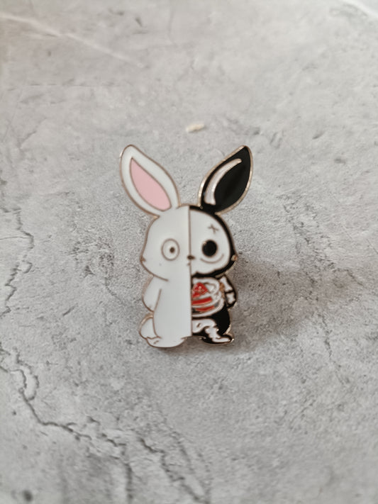 Spooky Bunny Pin