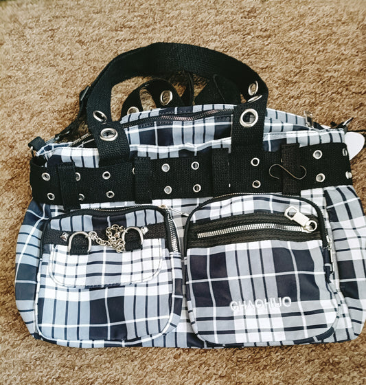 Ladies Handbag Black and White