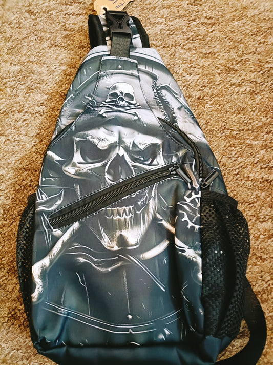 Biker Skull Backpack