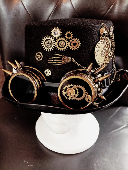 Cogs and Gears Steampunk Hat