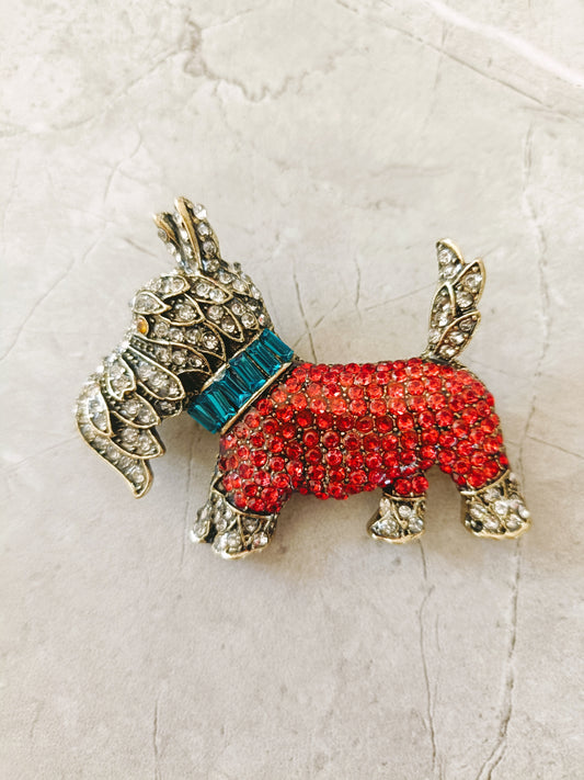 Scotty Doggie Brooch